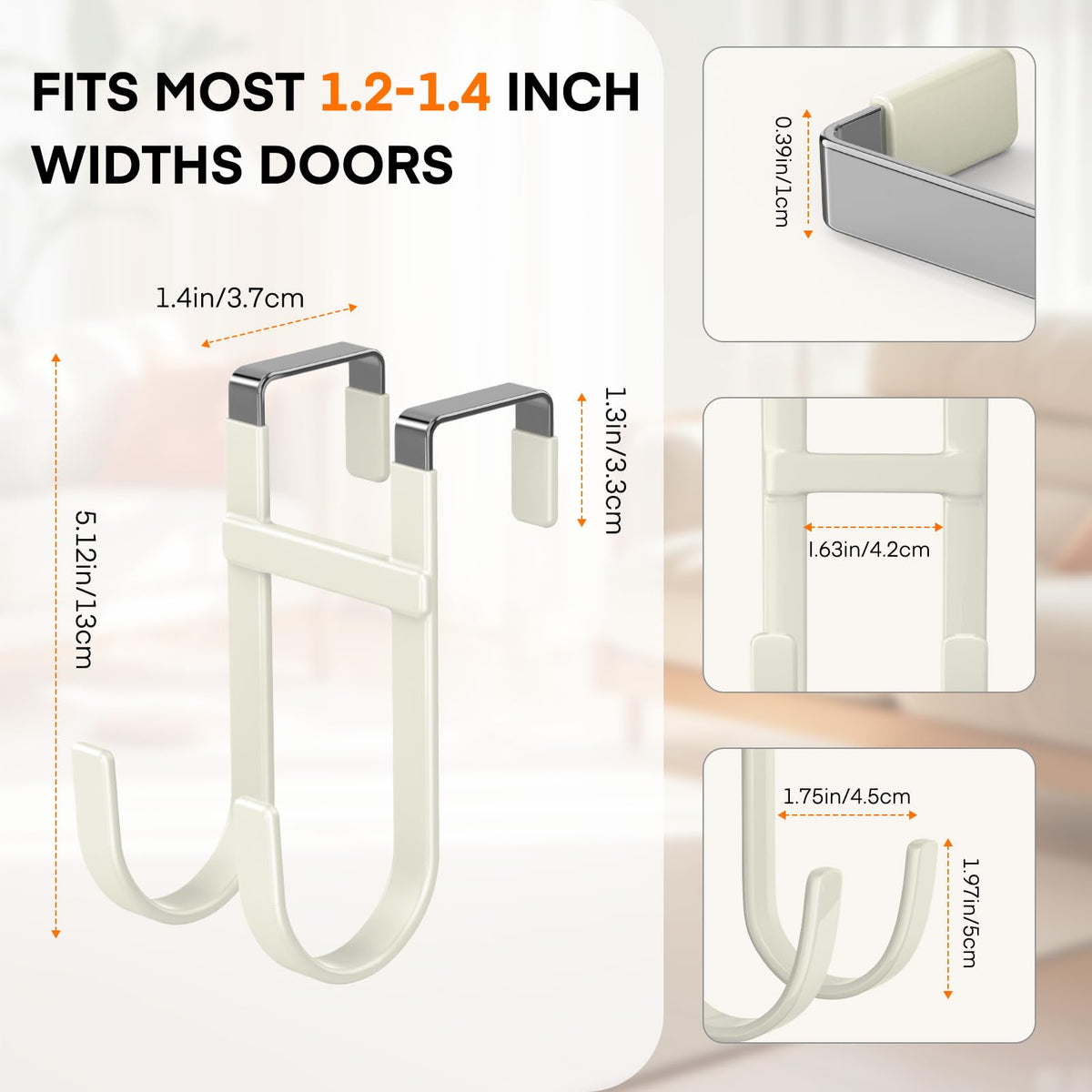 Over the Door Hooks (2 Count)