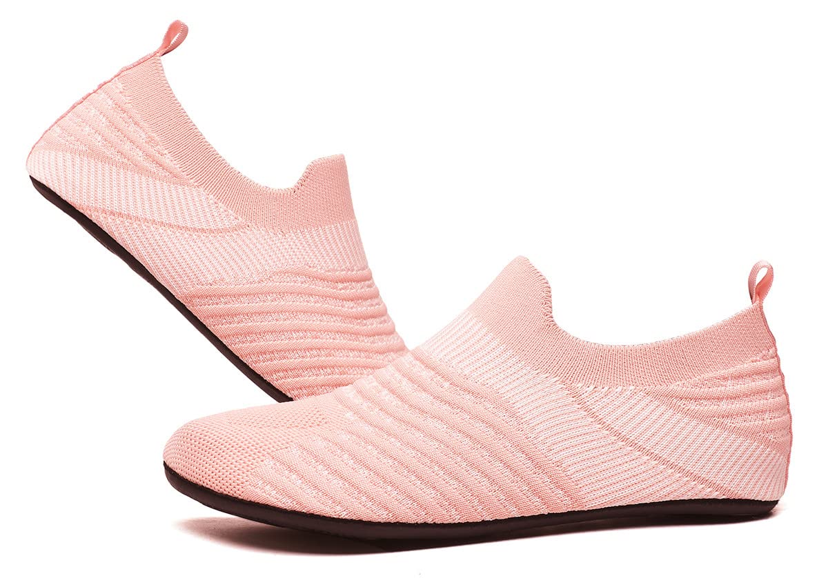 Adult Indoor House Slippers Socks Travel Lightweight Comfort Non Slip Grip House Floor Home Shoes for Women Men