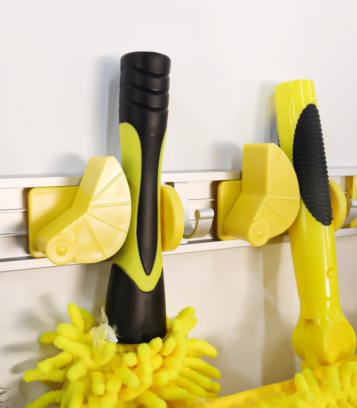 Wall Mounted Mop and Broom Holder Storage Organizer with Good Grip