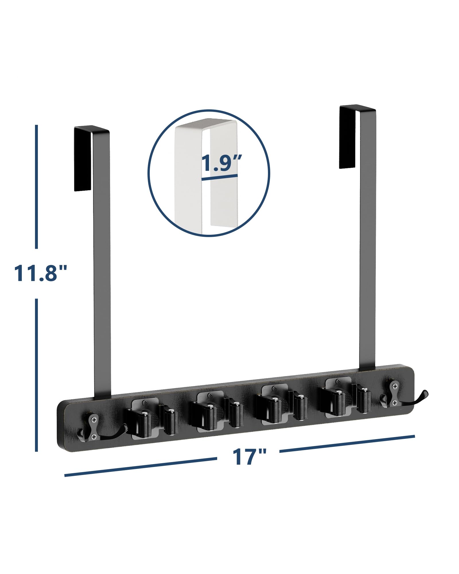Broom Holder Door Mount