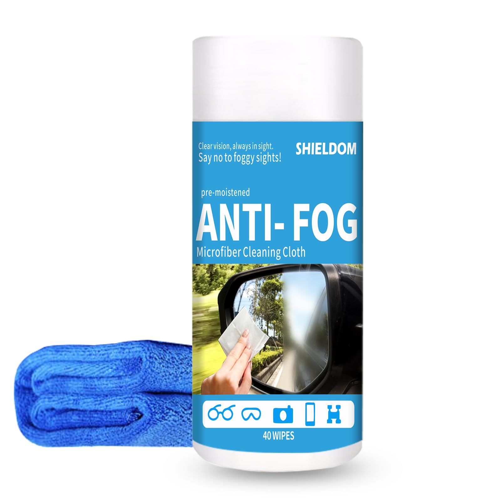 Glass Anti Fog Wipes Pre
