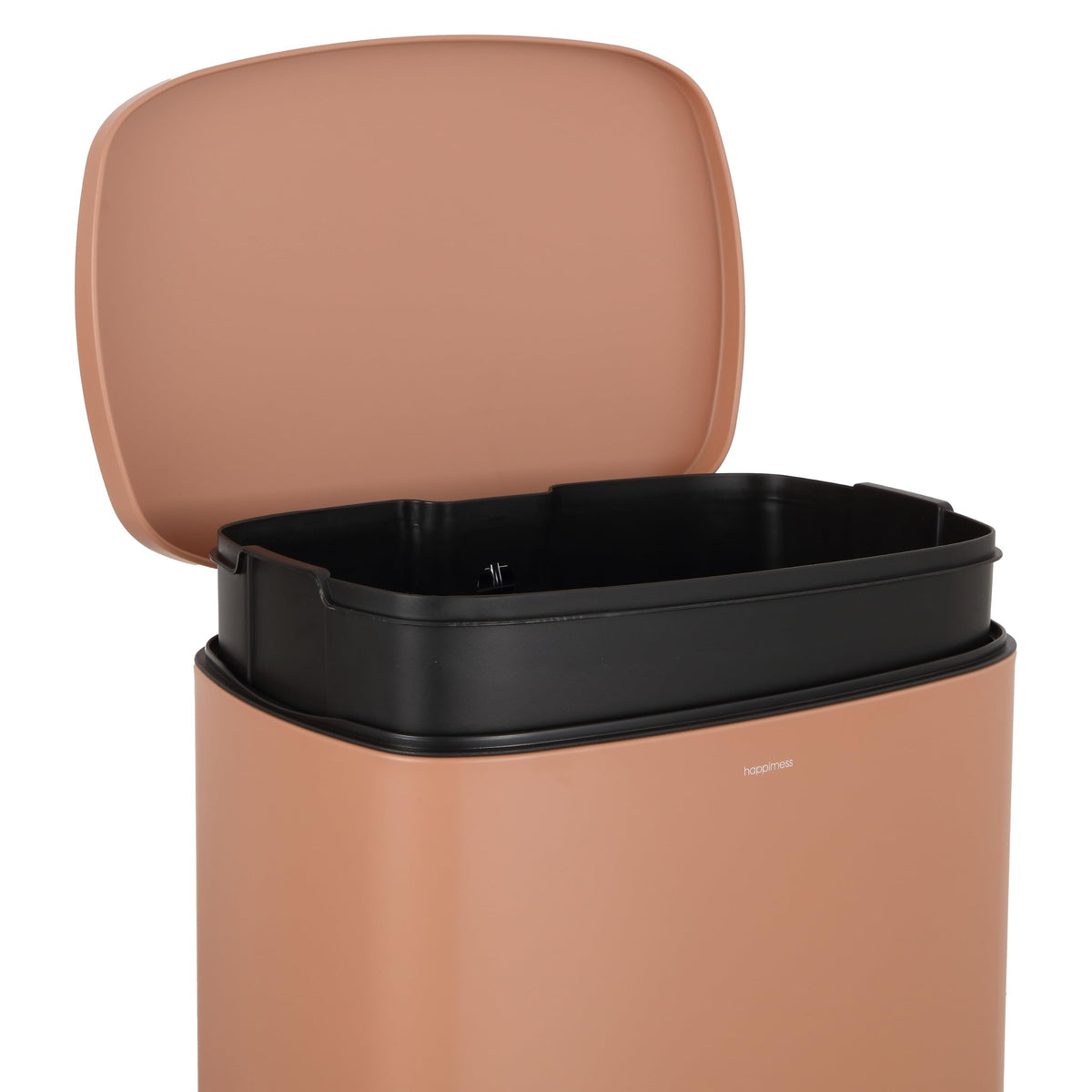 Connor 2 Piece Iron Trash Can (2 Count)