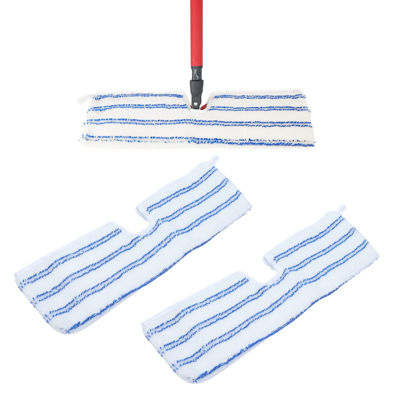 2 Pack Microfiber Mop Replacement Heads Compatible with O (2 Count) - ModHome Supplies