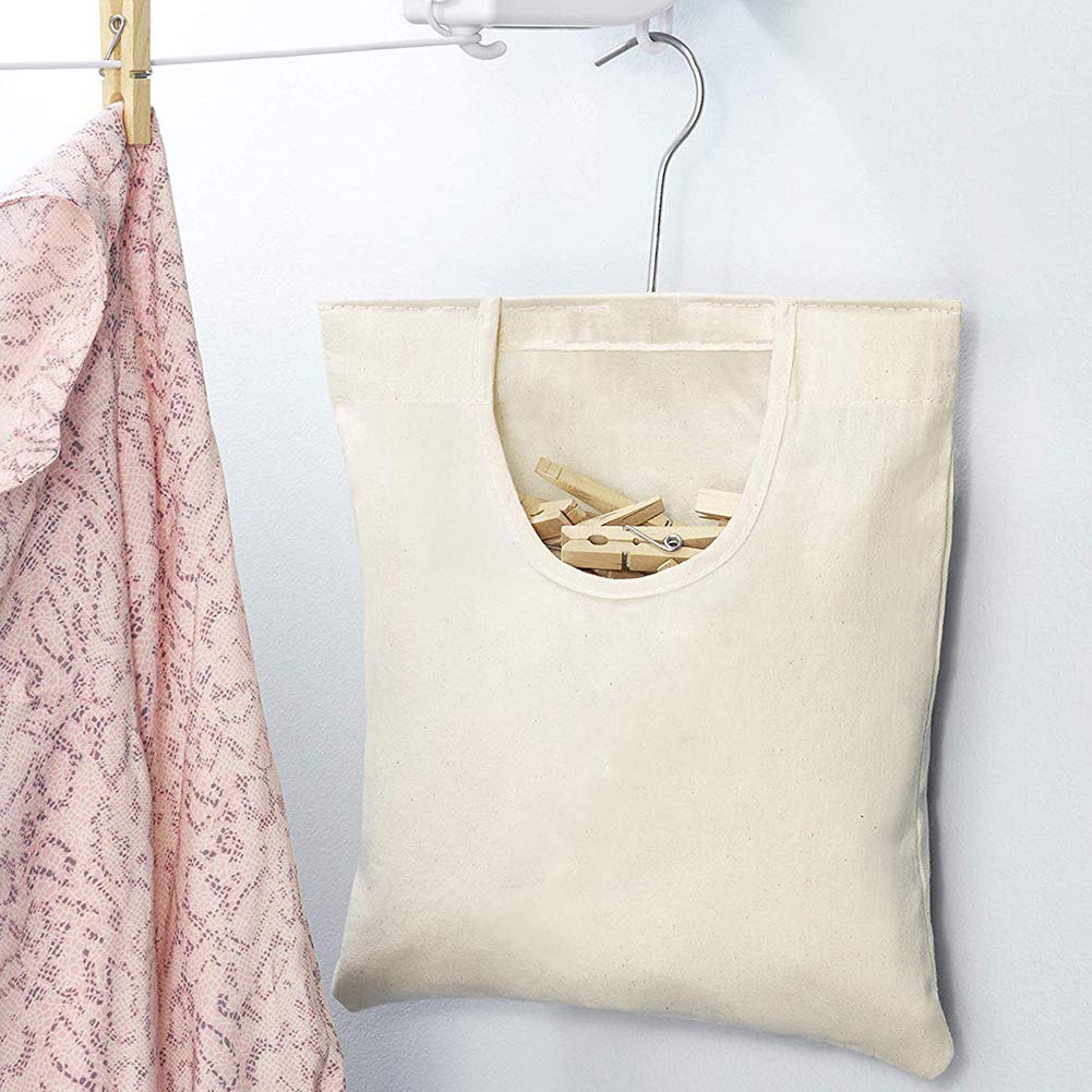 Canvas Clothespin Bag