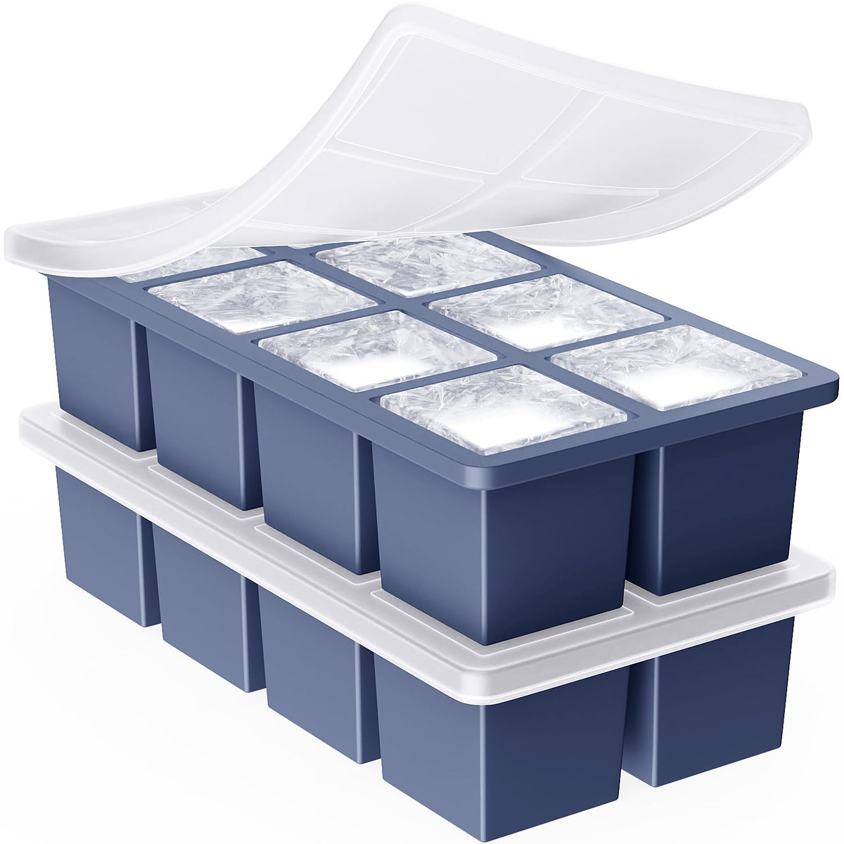 Large Ice Cube Trays for Whiskey