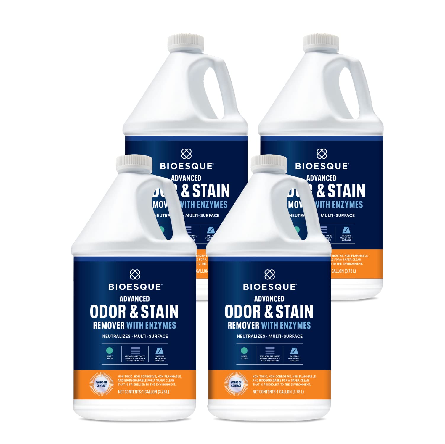 Advanced Odor & Stain Remover with Enzymes (512 Fl Oz)