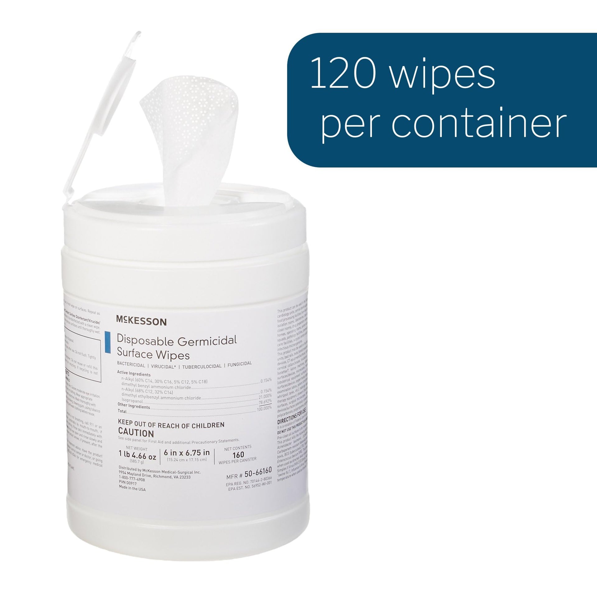 Germicidal Wipes (1920 Count)