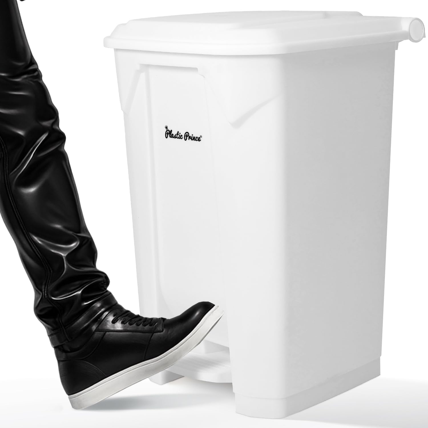 22 Gallon Kitchen Trash Can with Lid and Foot Pedal