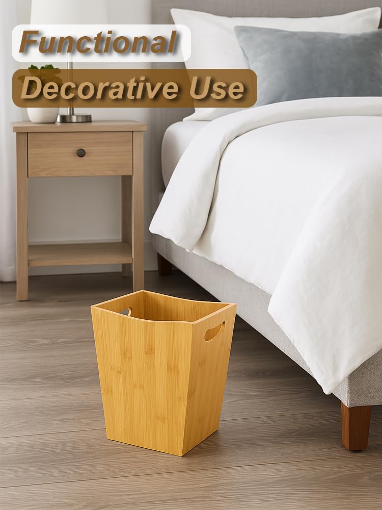 Wood Trash Can