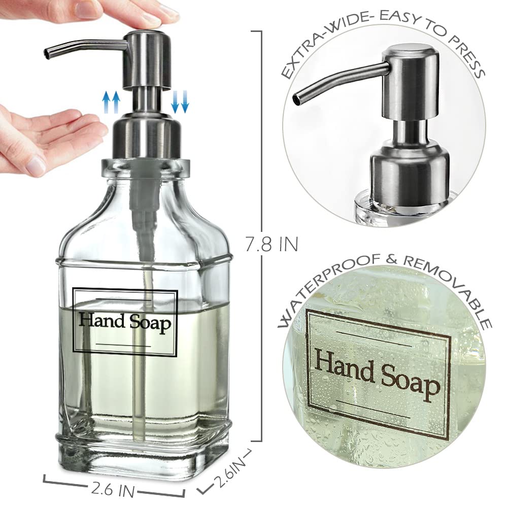 Antique Design Soap Dispenser with Rust Proof 304 Stainless Steel Pump