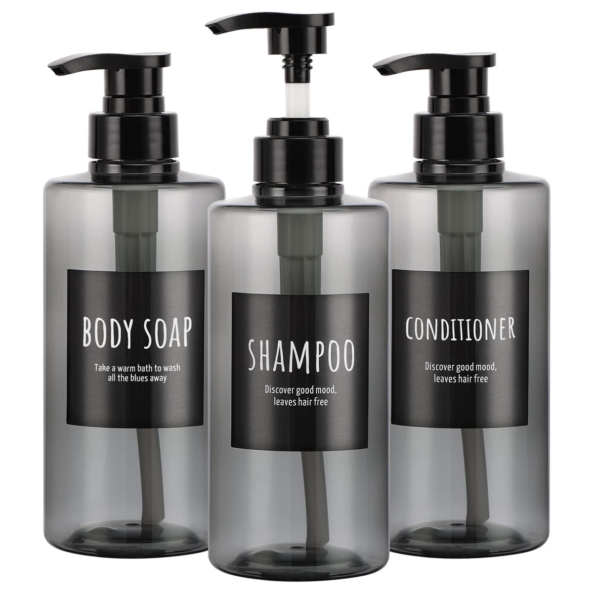 Refillable Shampoo Bottles (3 Count)