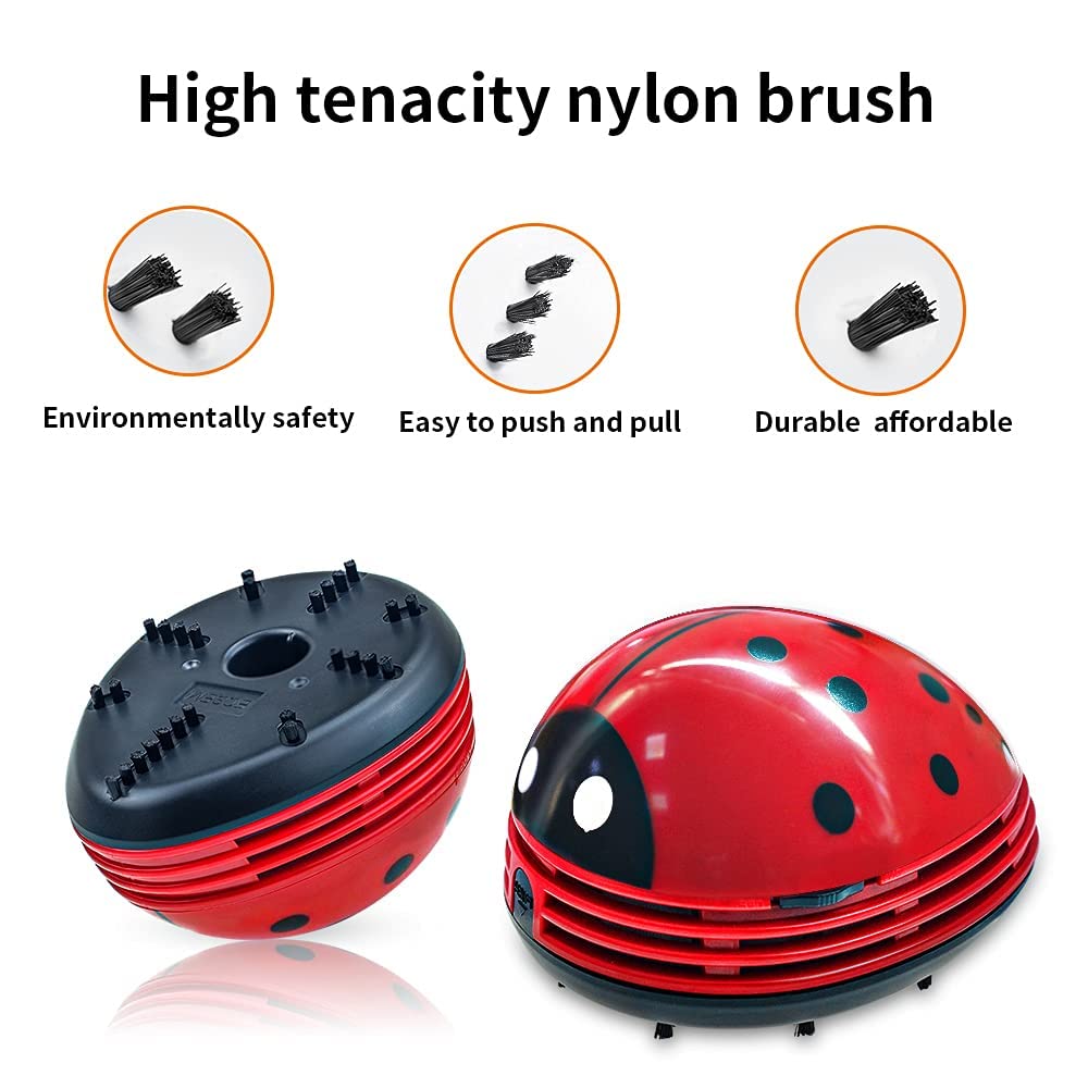 Cute Portable Cartoon Mini Desktop Vacuum Cleaner Table Dust Crumb Sweeper