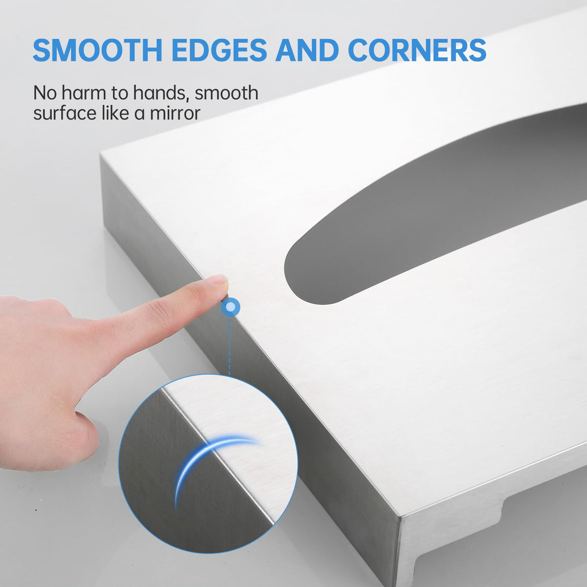 2 Pack Commercial Toilet Seat Cover Dispenser Wall Mount (2 Count)