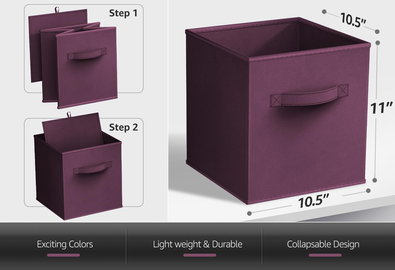 Fabric Storage Cubes