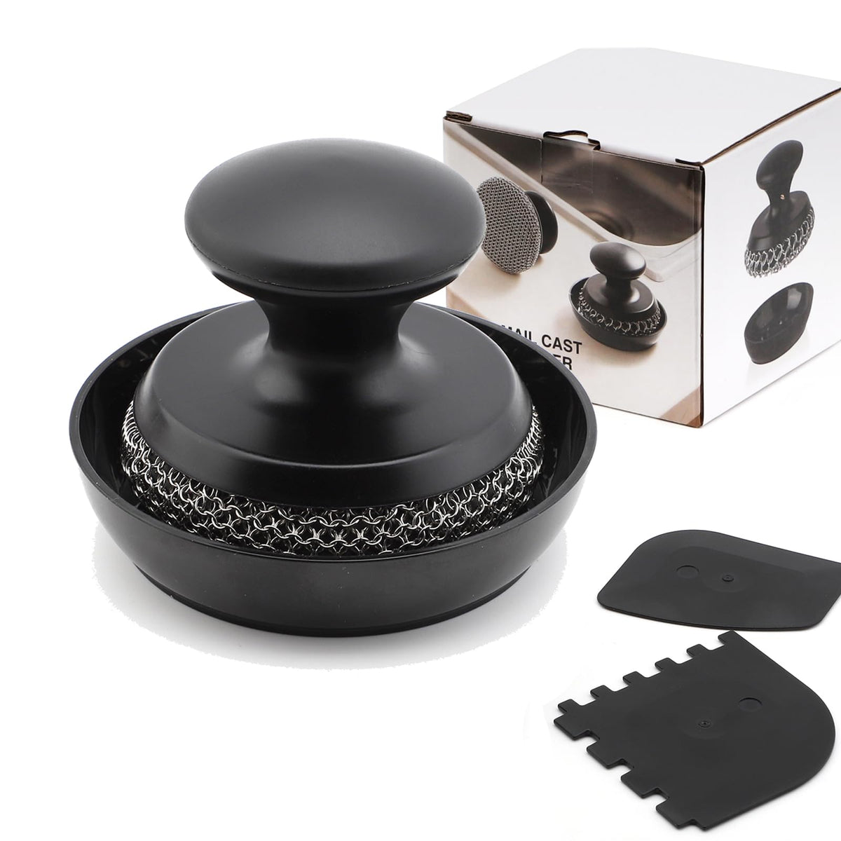 Cast Iron Scrubber Cleaner (3.2 Ounce) - ModHome Supplies