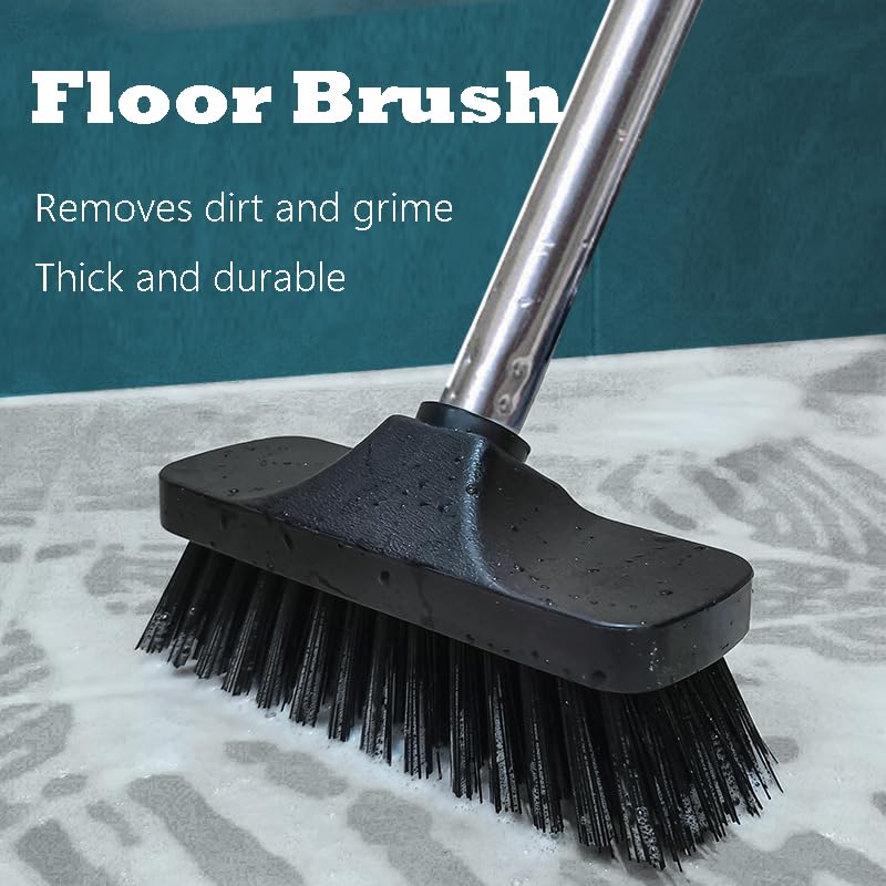 Push Broom Brush Stiff Bristles Floor Cleaning Brush Multi