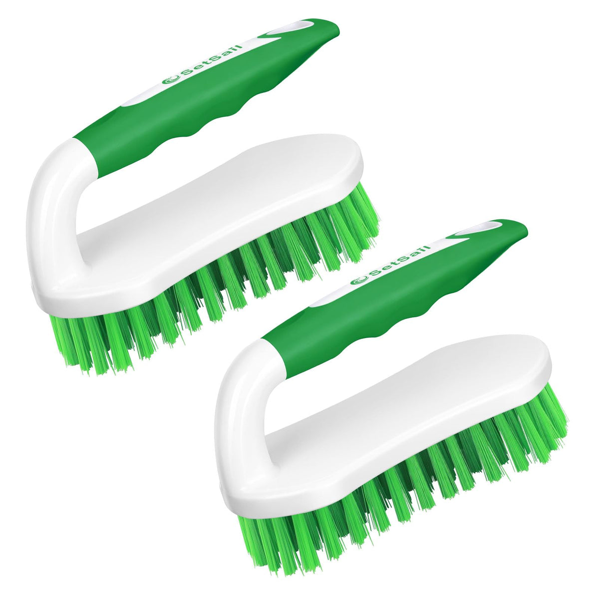 Scrub Brush Stiff Bristle Cleaning Scrubber (2 Count)