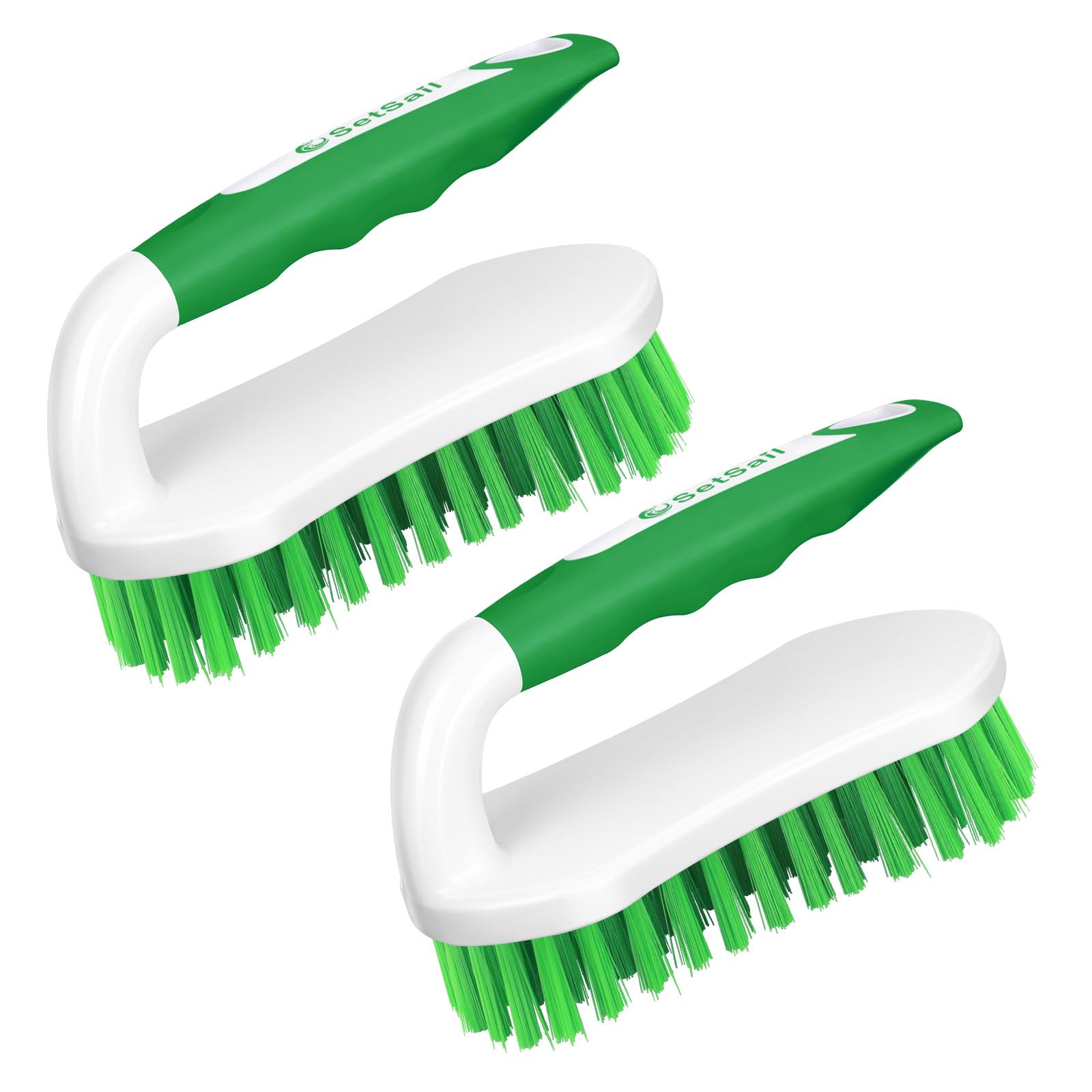 Scrub Brush Stiff Bristle Cleaning Scrubber (2 Count)