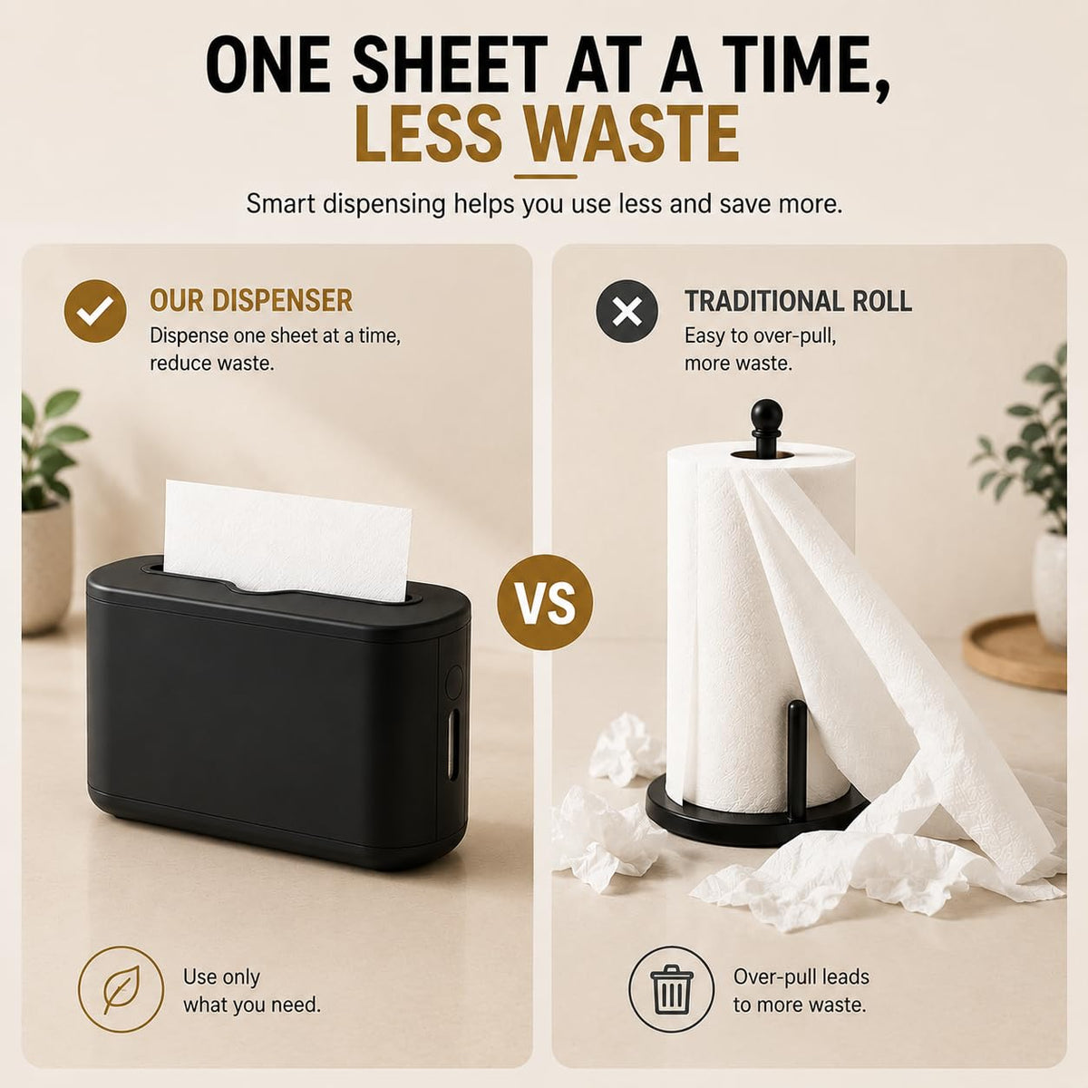 Multifold Paper Towel Dispenser Countertop