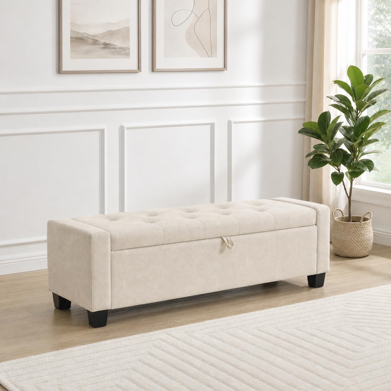 43" Ottoman with Storage