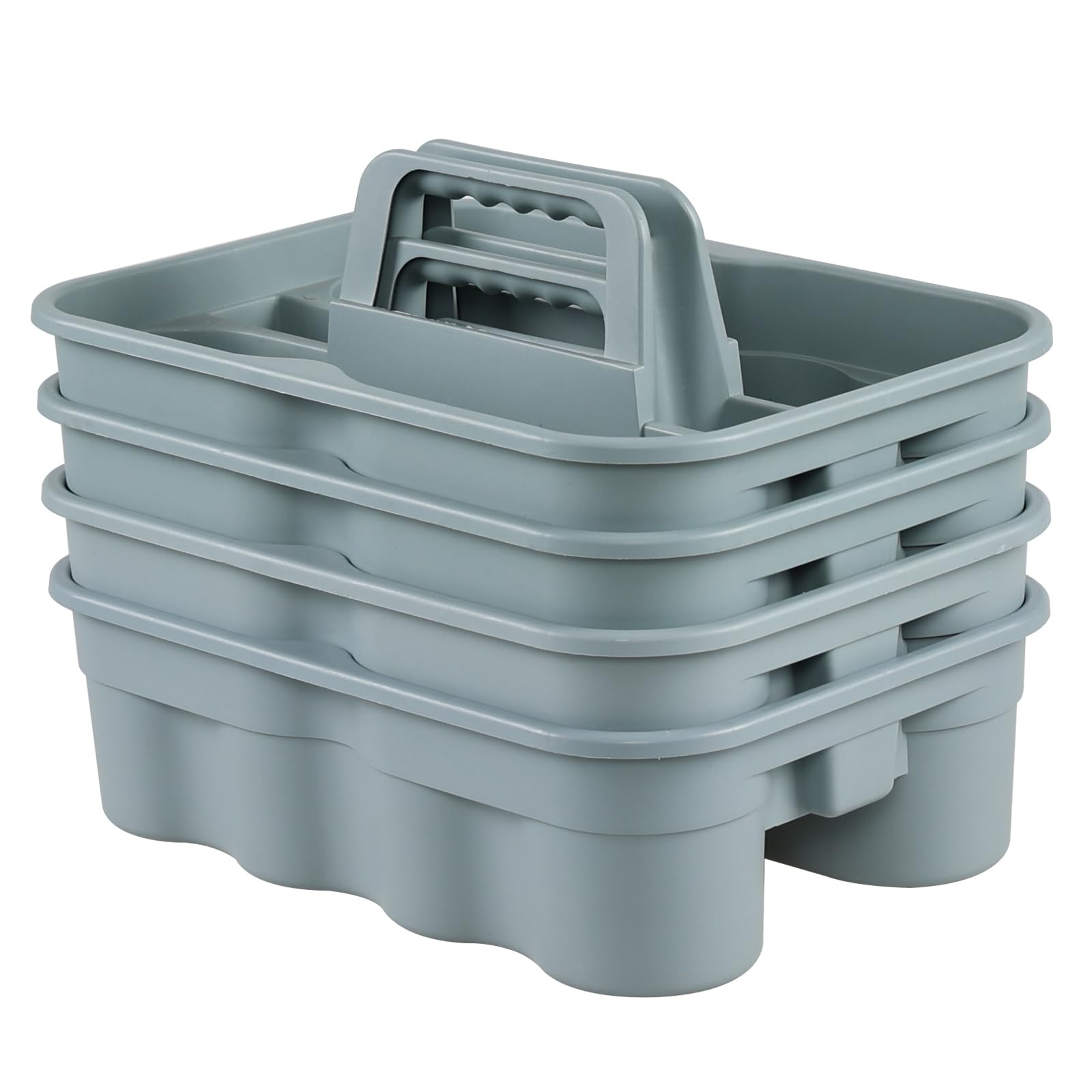Bathroom Cleaning Caddy Organizer with Handle (4 Count)