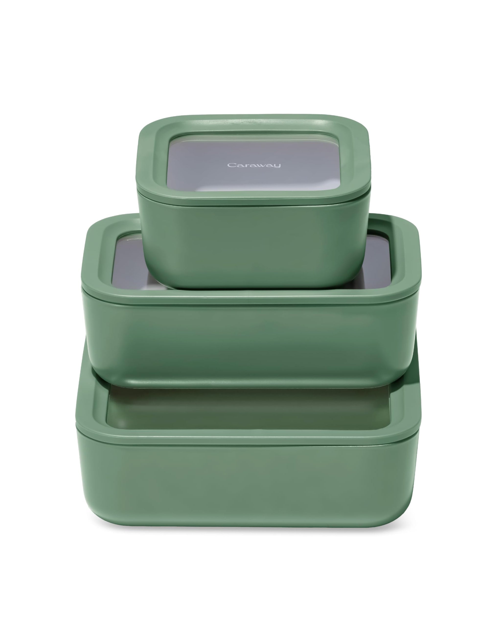 3 Piece Glass Food Storage Container Set (3 Count)