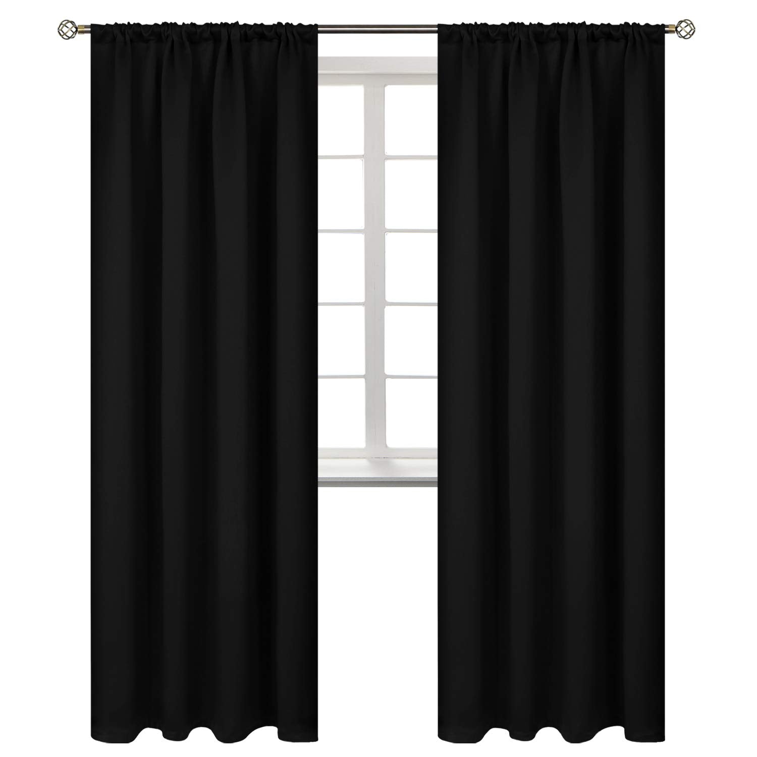 84 Inches Long Blackout Curtains for Bedroom (2 Count)