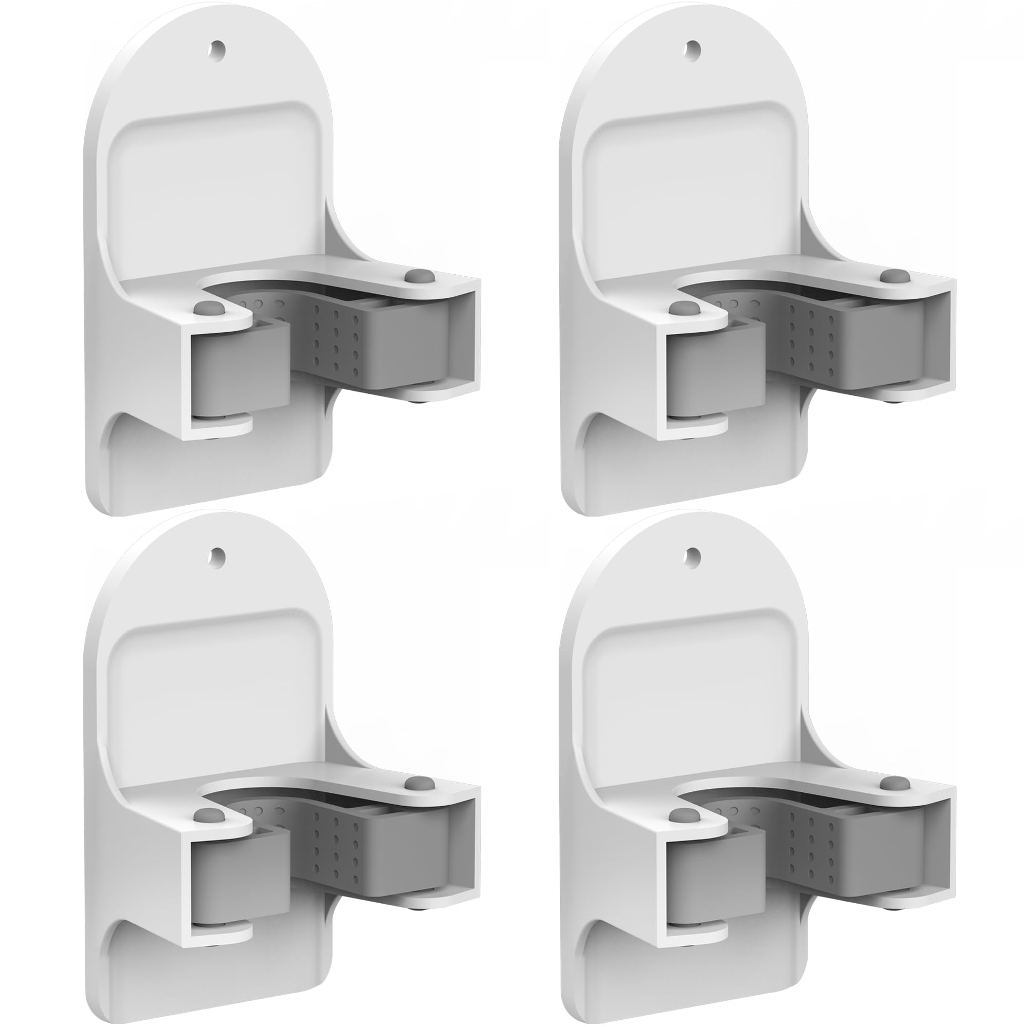 Plastic Broom Holder Wall Mount (4 Count)