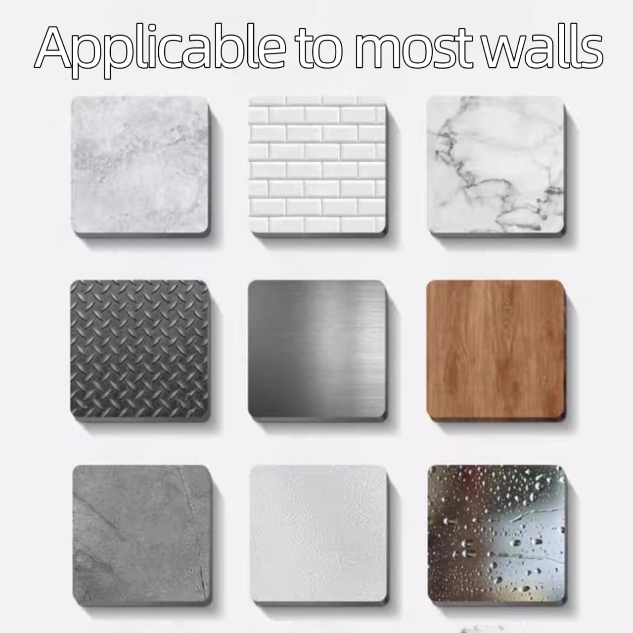Adhesive Wall Hooks Clear 50lb