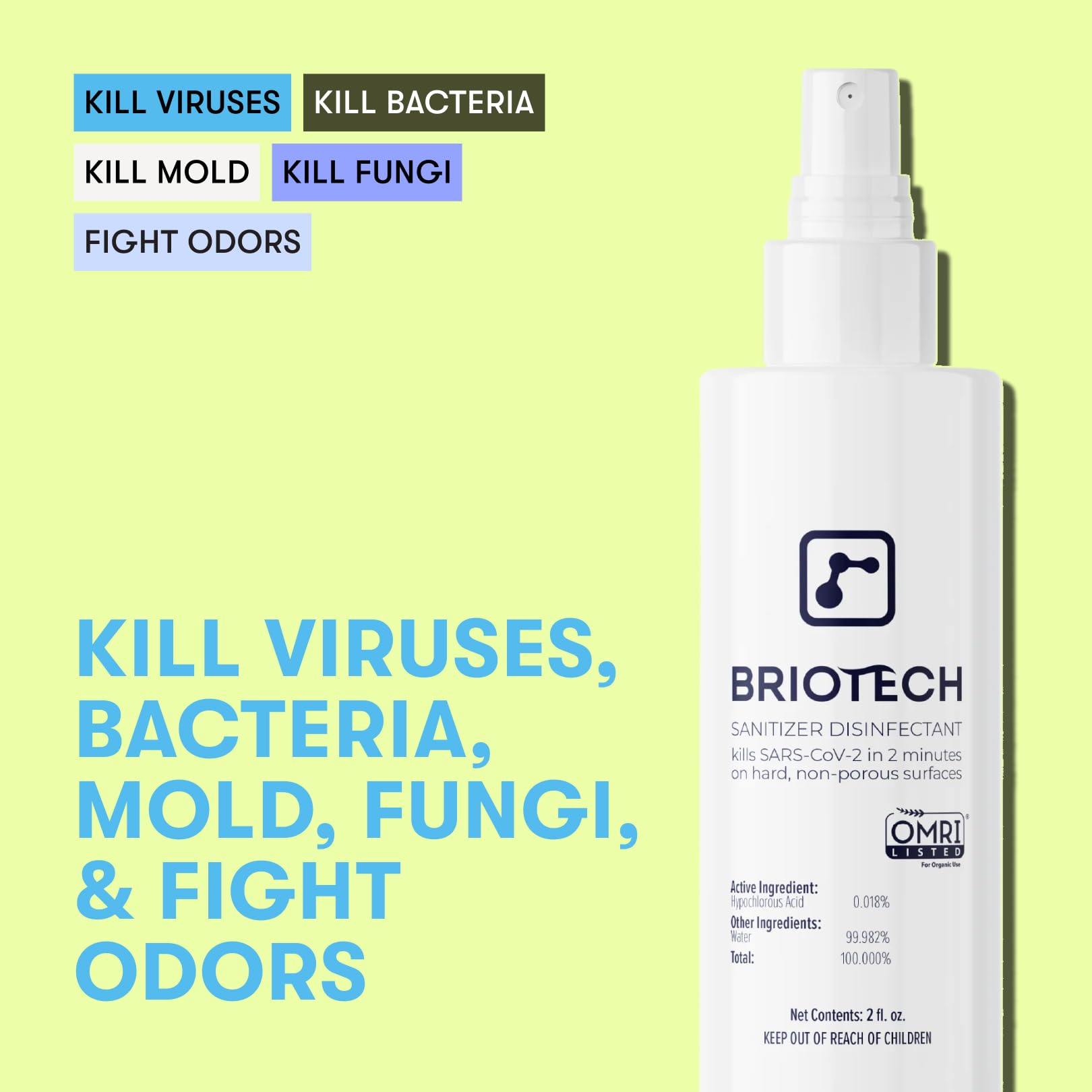 Sanitizer Disinfectant Hypochlorous (256 Fl Oz)