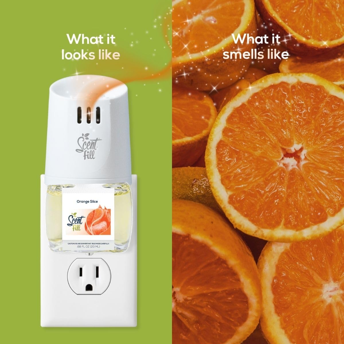 Orange Slice Plug in Air Freshener (2.72 Ounce)