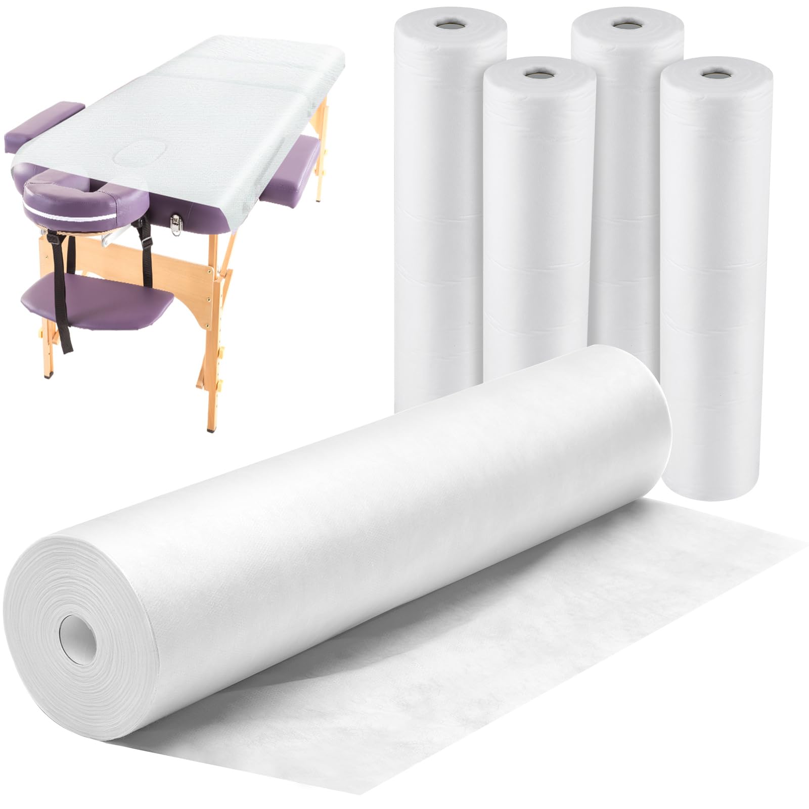 4 Roll Disposable Massage Table Sheets (4 Count)