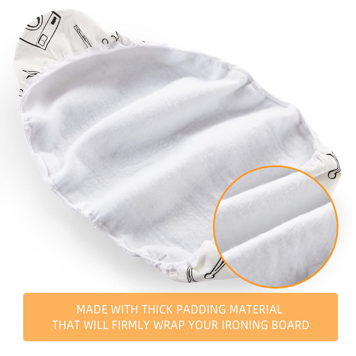 Ironing Board Cover and Pad Standard Size 15 x 54 inch