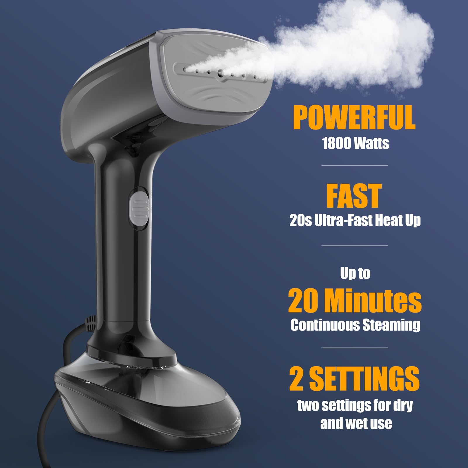 Powerful Handheld Fabric Steamer