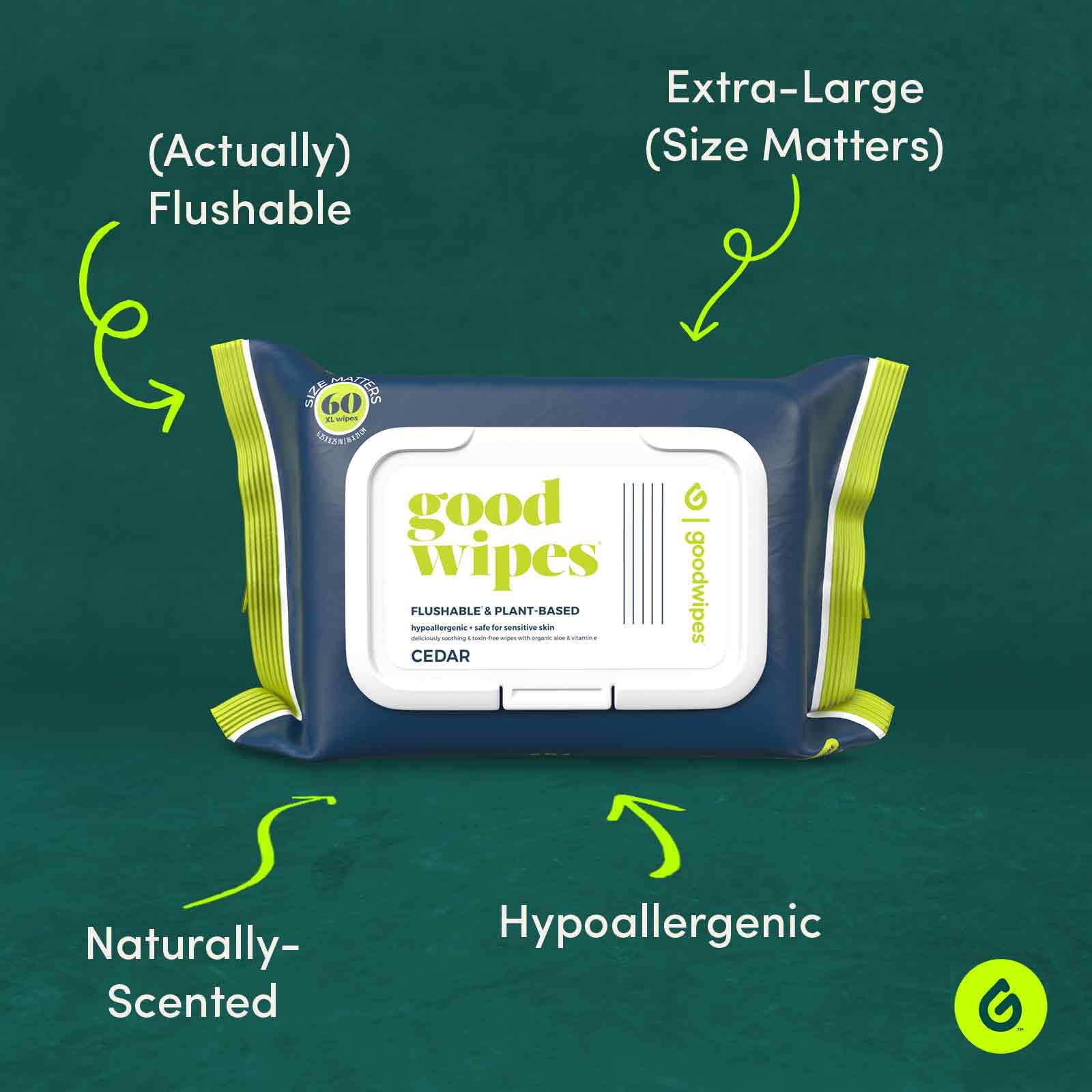 Flushable Wipes (360 Count)
