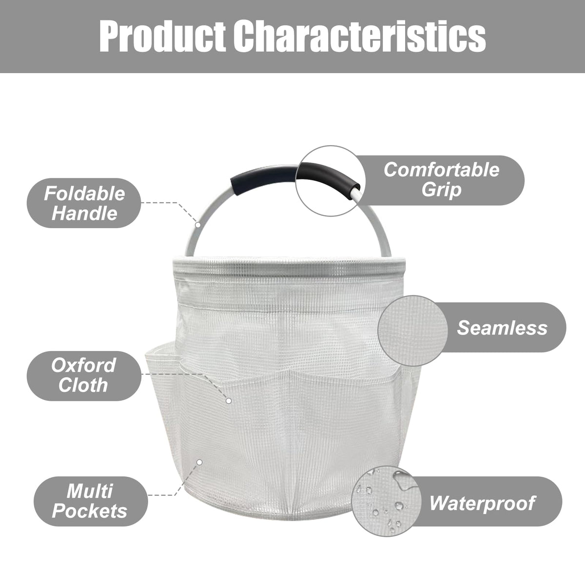 17L Cleaning Caddy with Handle