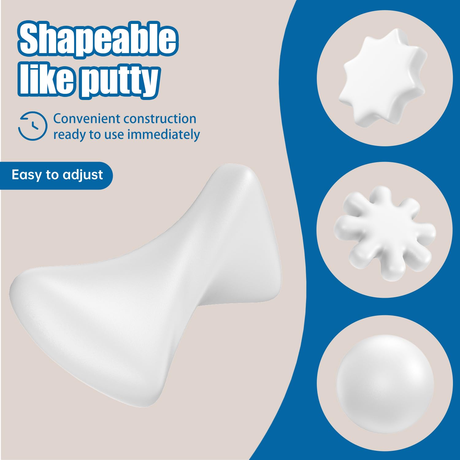 8 Pack Waterproof Duct Seal Putty for Drain & Wall Holes (8 Count)