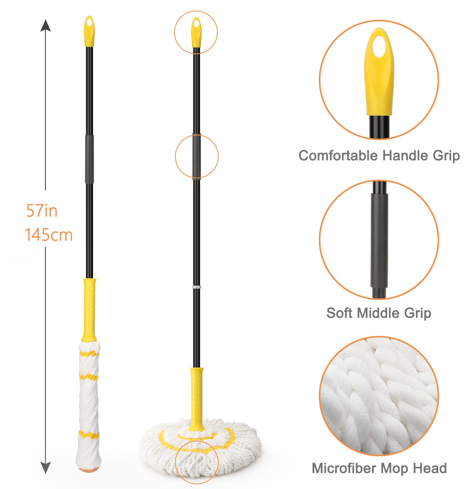 Self Wringing Twist Mop