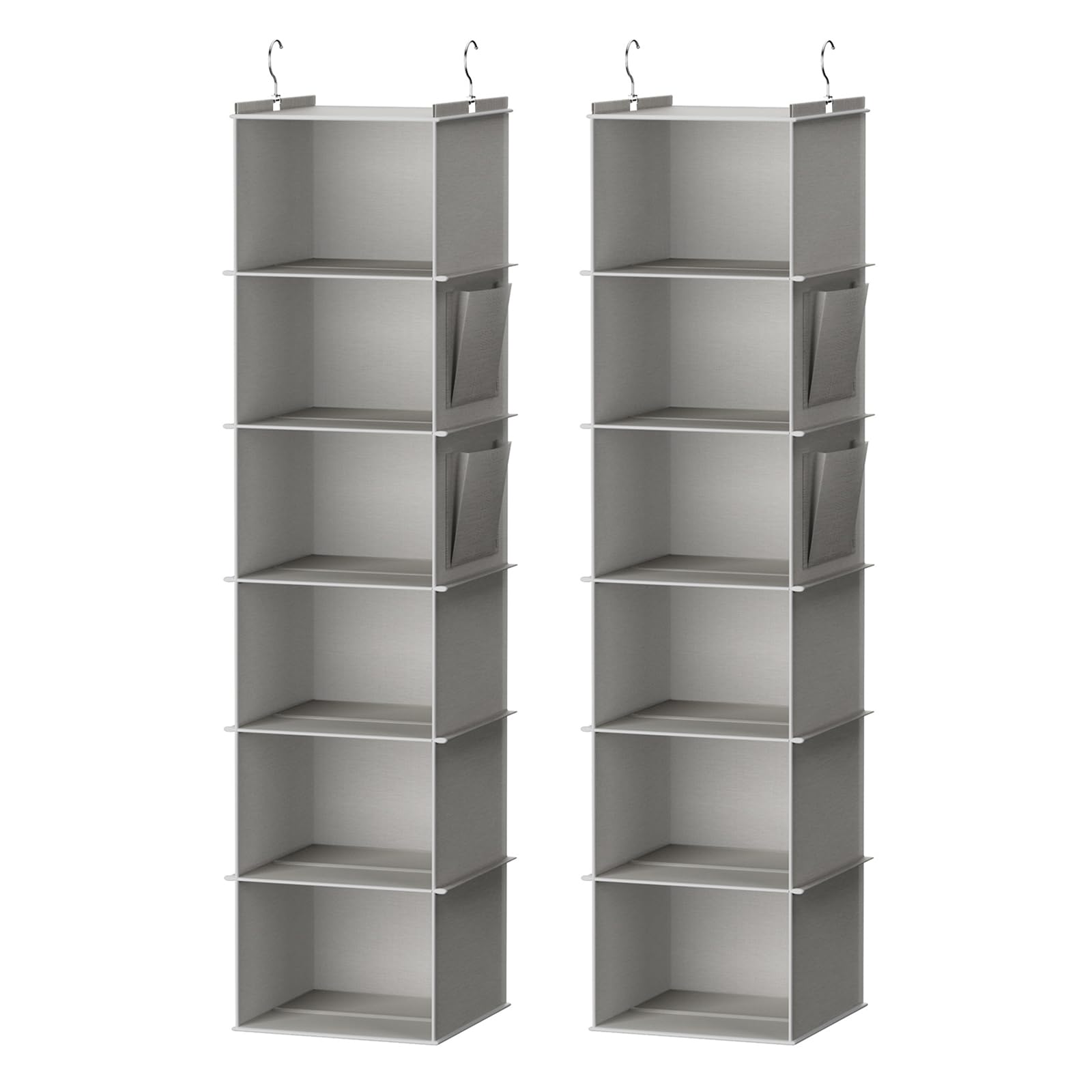 Hanging Closet Organizer and Storage (6 Count)