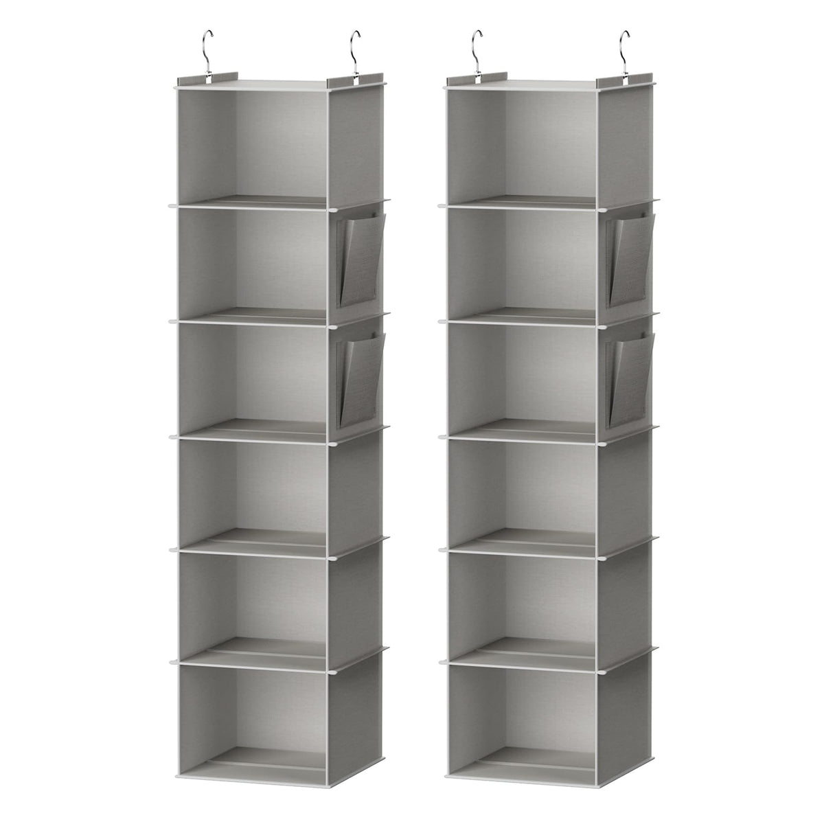 Hanging Closet Organizer and Storage (6 Count)