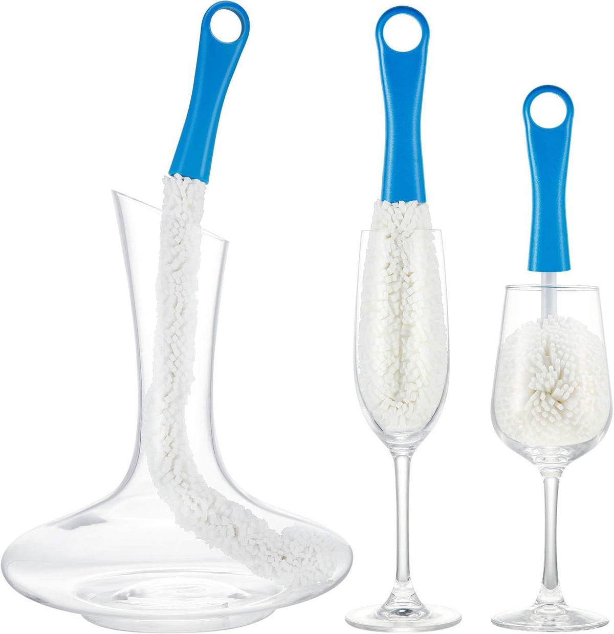 Wine Decanter Drying Stand with Cleaning Brush