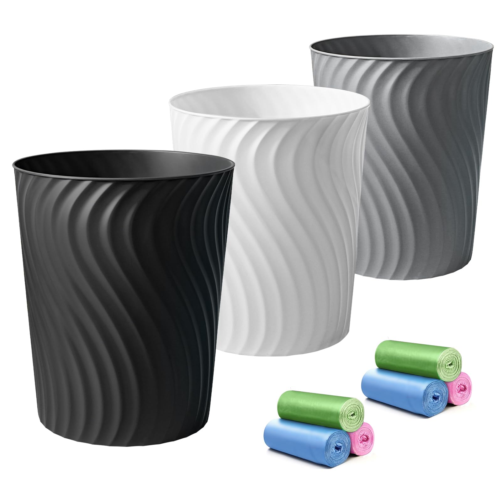 Small Trash Can (3 Count)