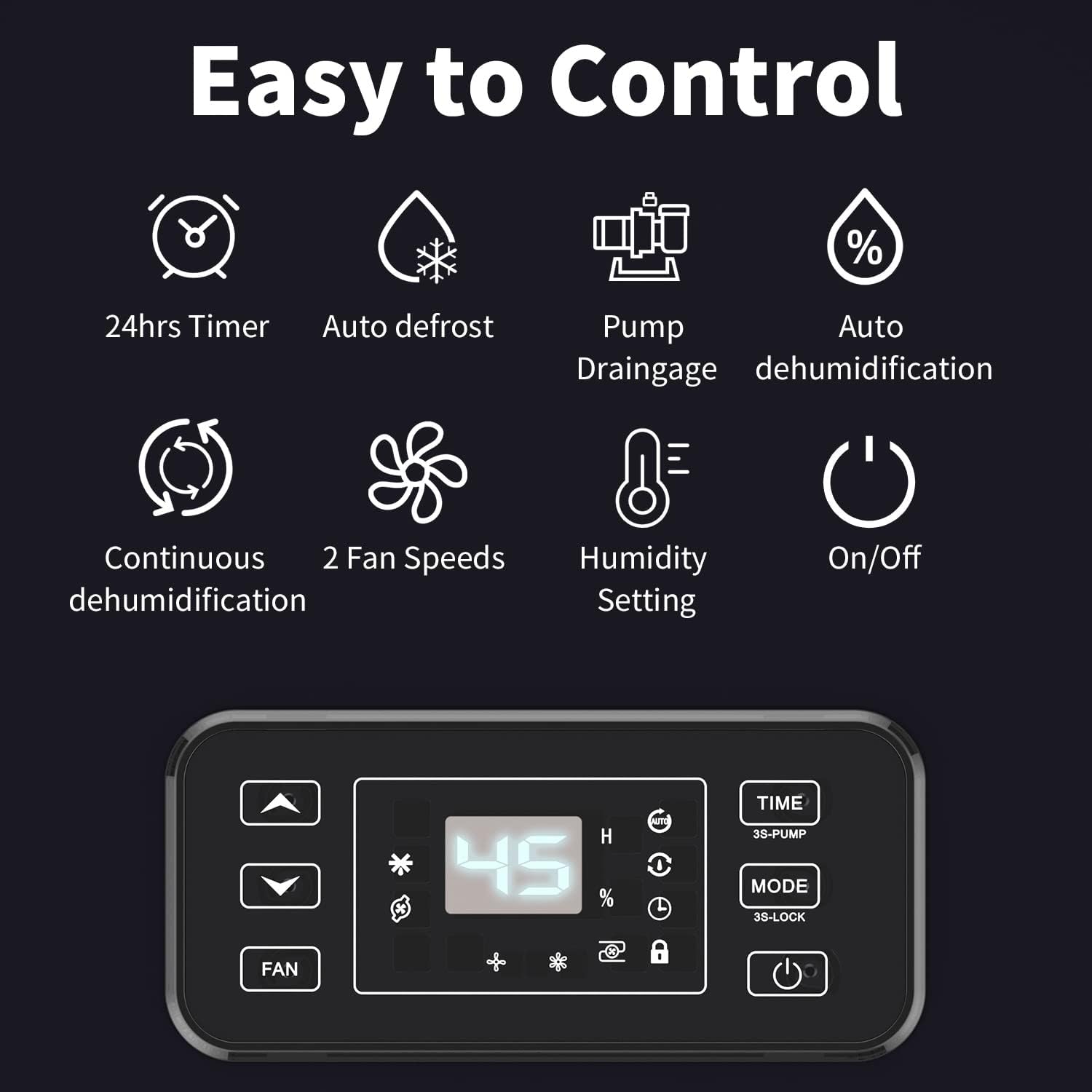 Commercial Dehumidifiers with Pump
