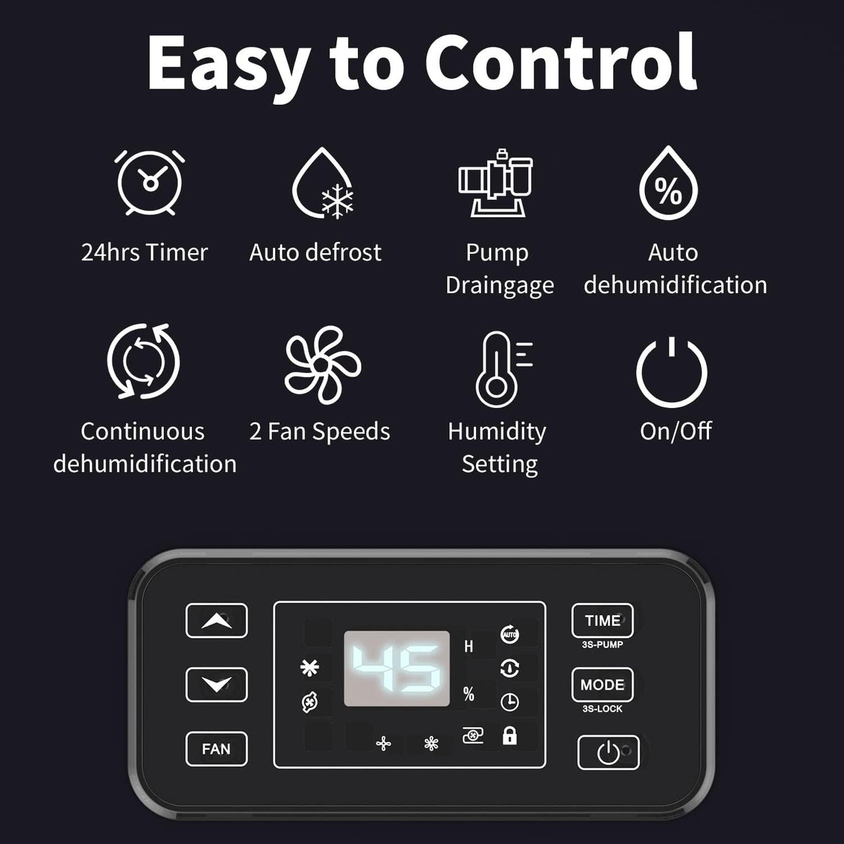 Commercial Dehumidifiers with Pump