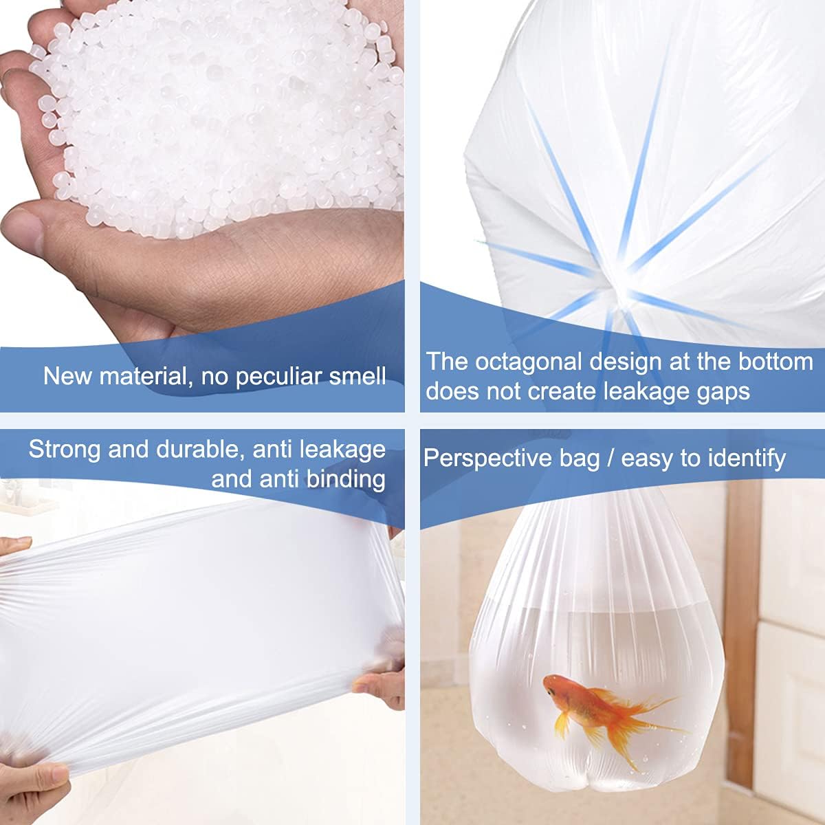 Bathroom Small Trash Bags 5 Liter (120 Count)