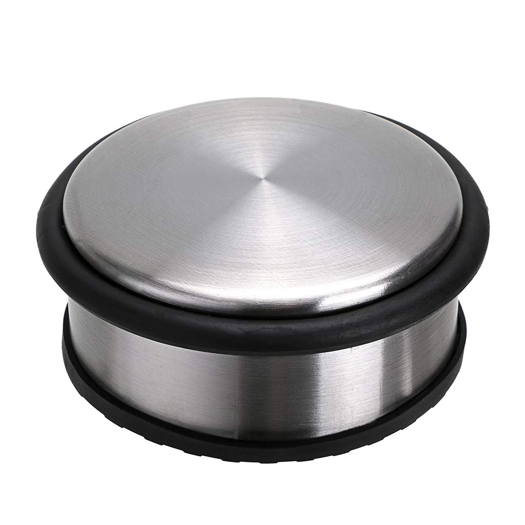 Heavy Duty Floor Door Stopper No Drill Stainless Steel Door Stops