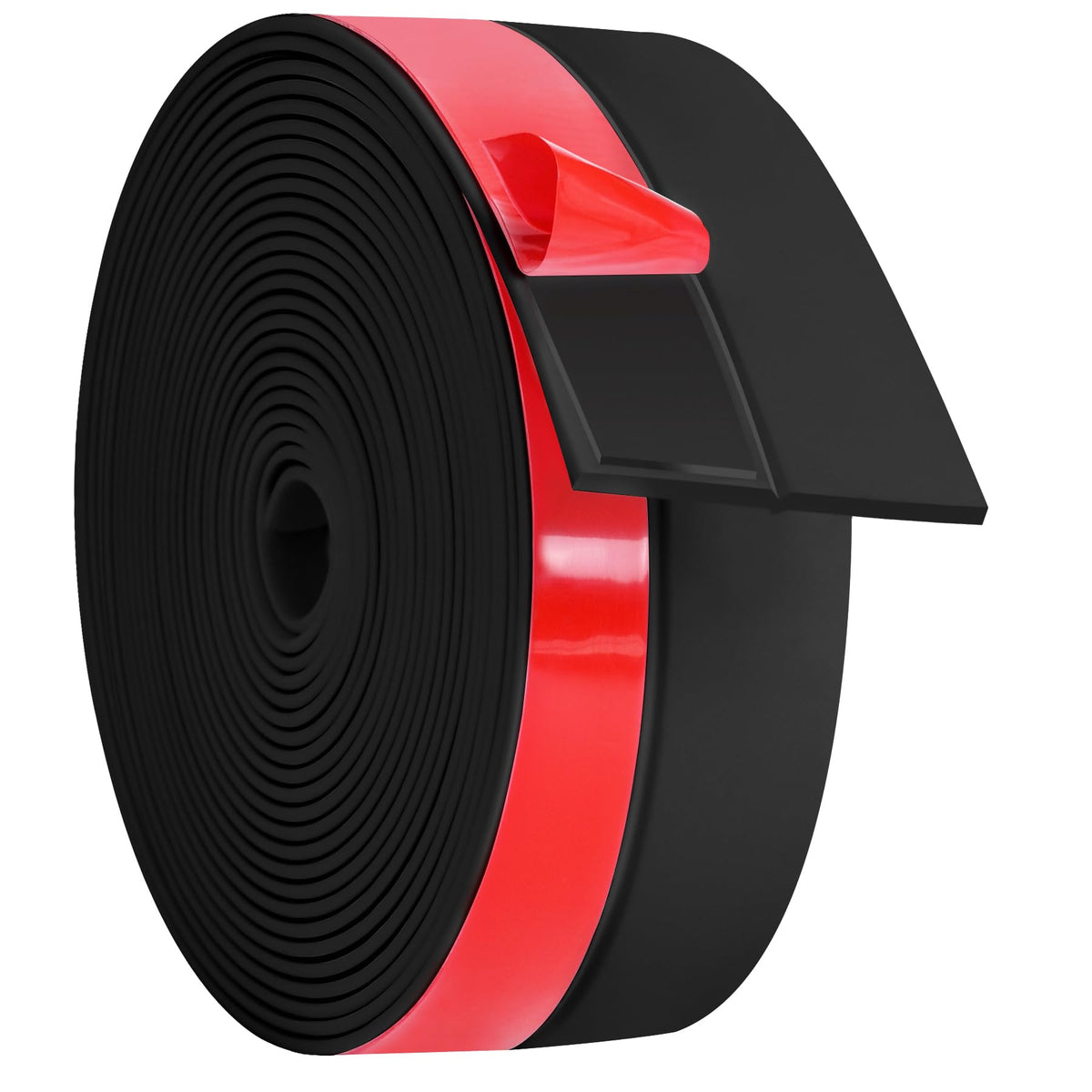 Weather Stripping Silicone Door Seal Strip 3 in x 40 ft Door Draft Stopper Self Adhesive Door Draft Tape (40 Foot)