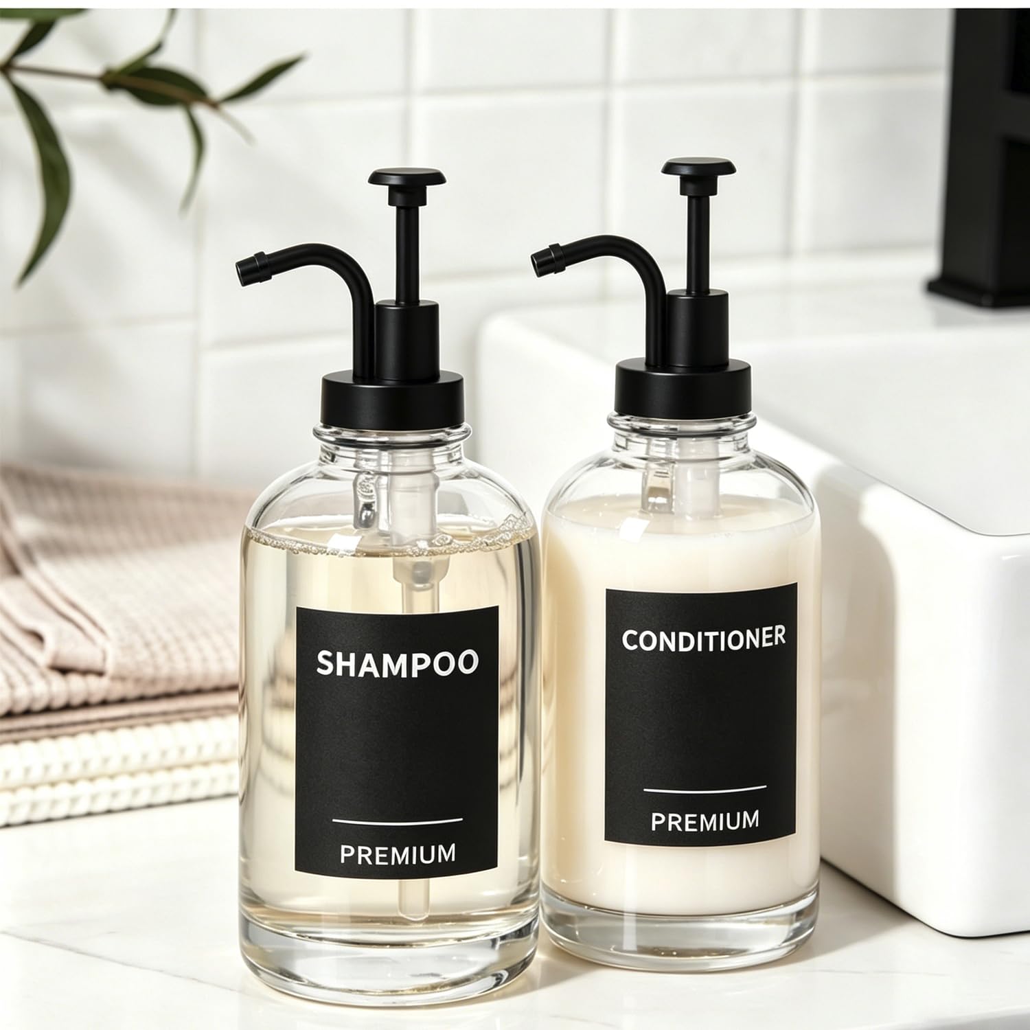 Dish Soap Dispenser for Kitchen (2 Count)