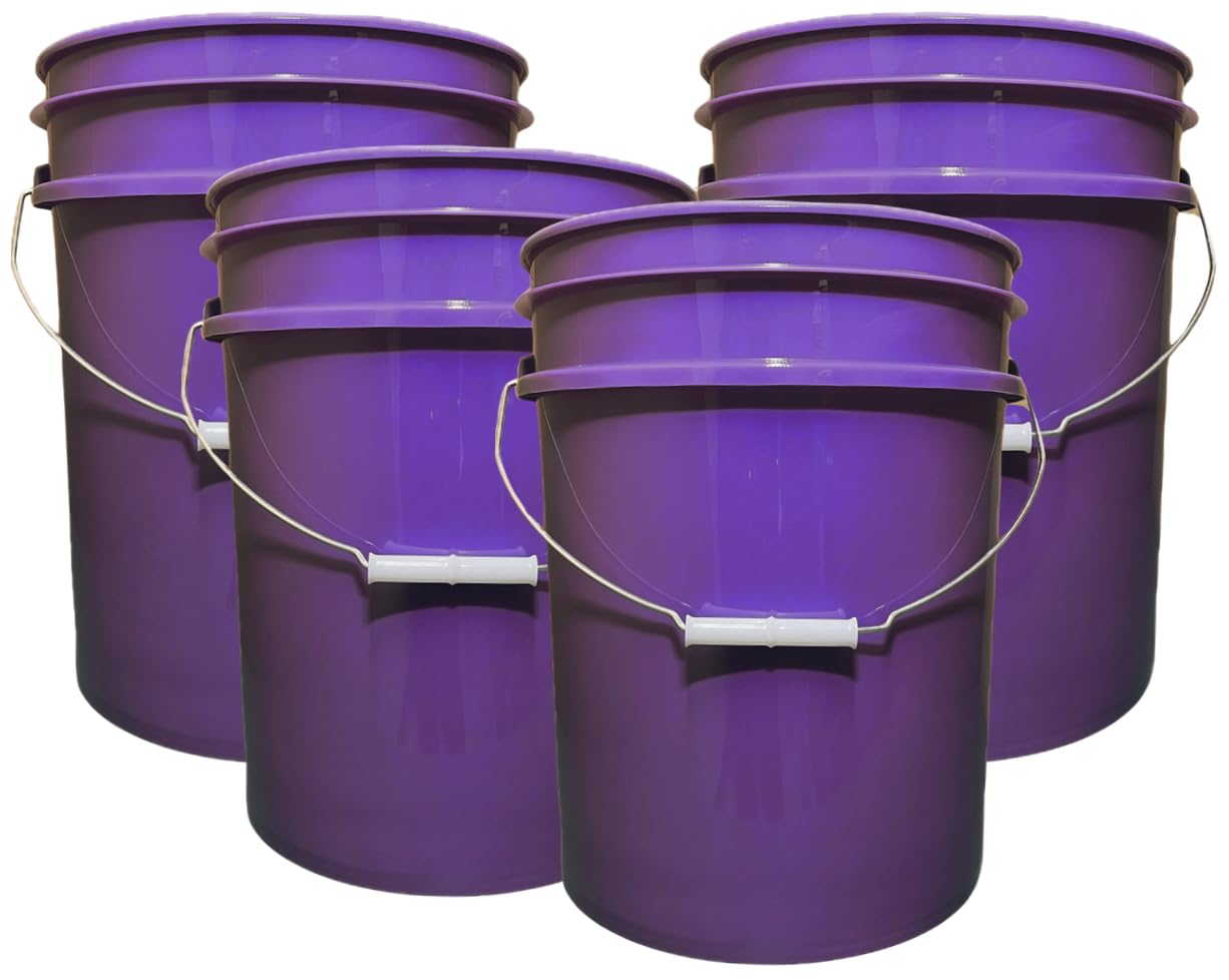 5 Gallon Premium HPDE Plastic Bucket
