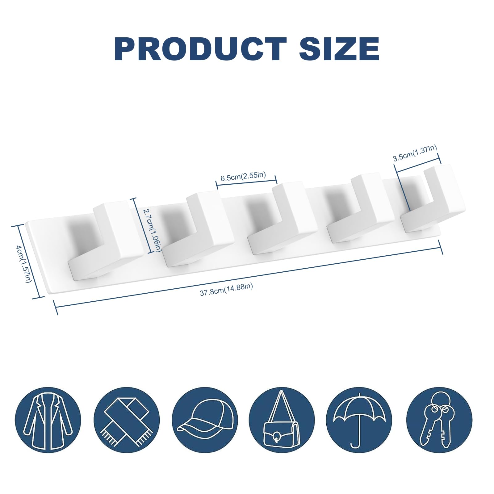 Stainless Steel Wall Coat Rack